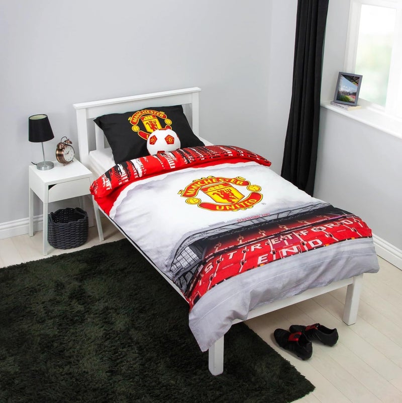 Character World Manchester United FC 3D Soccer Cushion | Fluffy Stuffed Toy Soccer Ball - Image 5